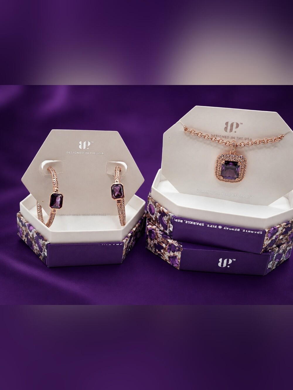 Bomb Party Necklace and Earrings Set